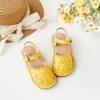 imageFlaryzone Girls Sandals Summer Flats Dress Sandals Shoes ToddlerLittle KidFa31yellow