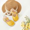 imageFlaryzone Girls Sandals Summer Flats Dress Sandals Shoes ToddlerLittle KidFa31yellow