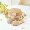 imageFlaryzone Girls Sandals Summer Flats Dress Sandals Shoes ToddlerLittle KidFa32beige