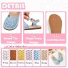 imageFlaryzone Girls Sandals Summer Flats Dress Sandals Shoes ToddlerLittle KidFa32blue