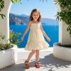 imageFlaryzone Girls Sandals Summer Flats Dress Sandals Shoes ToddlerLittle KidFa32brown