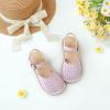 imageFlaryzone Girls Sandals Summer Flats Dress Sandals Shoes ToddlerLittle KidFa32purple