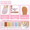 imageFlaryzone Girls Sandals Summer Flats Dress Sandals Shoes ToddlerLittle KidFa32purple