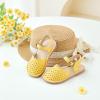imageFlaryzone Girls Sandals Summer Flats Dress Sandals Shoes ToddlerLittle KidFa32yellow