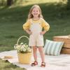 imageFlaryzone Girls Sandals Summer Flats Dress Sandals Shoes ToddlerLittle KidFa34brown