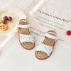 imageFlaryzone Girls Sandals Summer Flats Dress Sandals Shoes ToddlerLittle KidFa34white