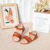 imageFlaryzone Girls Sandals Summer Flats Dress Sandals Shoes ToddlerLittle KidFa38brown