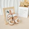 imageFlaryzone Girls Sandals Summer Flats Dress Sandals Shoes ToddlerLittle KidFa38white
