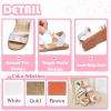imageFlaryzone Girls Sandals Summer Flats Dress Sandals Shoes ToddlerLittle KidFa38white