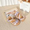 imageFlaryzone Girls Sandals Summer Flats Dress Sandals Shoes ToddlerLittle KidFa39purple