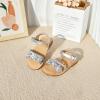 imageFlaryzone Girls Sandals Summer Flats Dress Sandals Shoes ToddlerLittle KidFa39silver