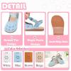 imageFlaryzone Girls Sandals Summer Flats Dress Sandals Shoes ToddlerLittle KidFa52blue