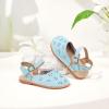 imageFlaryzone Girls Sandals Summer Flats Dress Sandals Shoes ToddlerLittle KidFa52blue