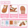 imageFlaryzone Girls Sandals Summer Flats Dress Sandals Shoes ToddlerLittle KidFa52brown