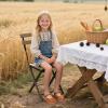 imageFlaryzone Girls Sandals Summer Flats Dress Sandals Shoes ToddlerLittle KidFa52brown