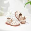 imageFlaryzone Girls Sandals Summer Flats Dress Sandals Shoes ToddlerLittle KidFa53beige