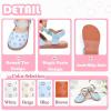 imageFlaryzone Girls Sandals Summer Flats Dress Sandals Shoes ToddlerLittle KidFa53blue