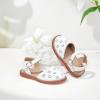imageFlaryzone Girls Sandals Summer Flats Dress Sandals Shoes ToddlerLittle KidFa53white