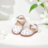 imageFlaryzone Girls Sandals Summer Flats Dress Sandals Shoes ToddlerLittle KidFa53white