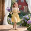 imageFlaryzone Girls Sandals Summer Flats Dress Sandals Shoes ToddlerLittle KidFr31gold