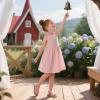 imageFlaryzone Girls Sandals Summer Flats Dress Sandals Shoes ToddlerLittle KidFr31pink