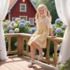 imageFlaryzone Girls Sandals Summer Flats Dress Sandals Shoes ToddlerLittle KidFr31white