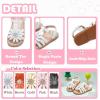 imageFlaryzone Girls Sandals Summer Flats Dress Sandals Shoes ToddlerLittle KidFr31white