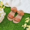 imageFlaryzone Girls Sandals Summer Flats Dress Sandals Shoes ToddlerLittle KidFr33brown