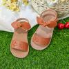 imageFlaryzone Girls Sandals Summer Flats Dress Sandals Shoes ToddlerLittle KidFr33brown
