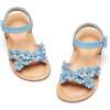imageFlaryzone Girls Sandals Open Toe Summer Flats Dress Sandals Shoes ToddlerLittle KidFa35blue