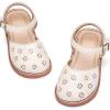 imageFlaryzone Girls Sandals Summer Flats Dress Sandals Shoes ToddlerLittle KidFa53beige