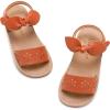 imageFlaryzone Girls Sandals Summer Flats Dress Sandals Shoes ToddlerLittle KidFr33brown
