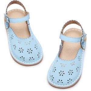 imageFlaryzone Girls Sandals Summer Flats Dress Sandals Shoes ToddlerLittle KidFa52blue