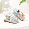 imageFlaryzone Girls Sandals Closed Toe Summer Flats Dress Sandals Shoes ToddlerLittle Kid081blue