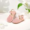 imageFlaryzone Girls Sandals Closed Toe Summer Flats Dress Sandals Shoes ToddlerLittle Kid081pink