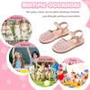 imageFlaryzone Girls Sandals Closed Toe Summer Flats Dress Sandals Shoes ToddlerLittle Kid081pink