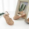 imageFlaryzone Girls Sandals Closed Toe Summer Flats Dress Sandals Shoes ToddlerLittle Kid08beige