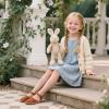 imageFlaryzone Girls Sandals Closed Toe Summer Flats Dress Sandals Shoes ToddlerLittle Kid08brown