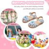 imageFlaryzone Girls Sandals Closed Toe Summer Flats Dress Sandals Shoes ToddlerLittle KidFr311blue