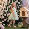 imageFlaryzone Girls Sandals Closed Toe Summer Flats Dress Sandals Shoes ToddlerLittle KidFr311gold