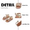 imageFlaryzone ToddlerLittle Kids Classic Rome OpenToe Flat Sandals56gold