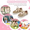 imageFlaryzone Toddler Girls Sneakers Little Girls Running Sports ShoesToddlerLittle KidsFm83gold