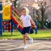 imageFlaryzone Toddler Girls Sneakers Little Girls Running Sports ShoesToddlerLittle KidsFm83white