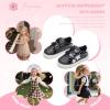 imageFlaryzone Toddler Girls Sneakers Little Girls Running Sports ShoesToddlerLittle KidsFm84black