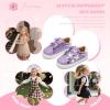 imageFlaryzone Toddler Girls Sneakers Little Girls Running Sports ShoesToddlerLittle KidsFm84purple