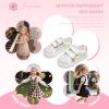 imageFlaryzone Toddler Girls Sneakers Little Girls Running Sports ShoesToddlerLittle KidsFm84white