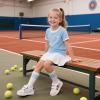 imageFlaryzone Toddler Girls Sneakers Little Girls Running Sports ShoesToddlerLittle KidsFm84white