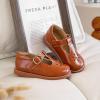 imageFlaryzone Toddler Little Girl Mary Jane School Uniform Oxfords Flat Dress ShoesFa01brown