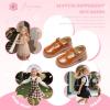 imageFlaryzone Toddler Little Girl Mary Jane School Uniform Oxfords Flat Dress ShoesFa01brown