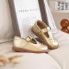imageFlaryzone Toddler Little Girl Mary Jane School Uniform Oxfords Flat Dress ShoesFa01gold